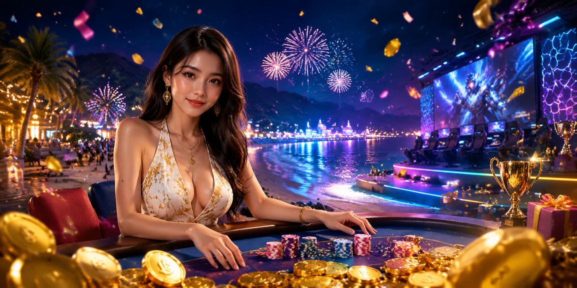 Người chơi esports tại Côn Đảo theo dõi trận đấu trực tuyến trên điện thoại bên bãi biển